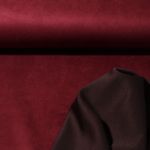 Scuba Suede - Wildlederoptik Bordeaux Doubleface