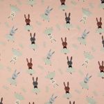 Jersey - Pupuset kimaltavassa hameessa roosa