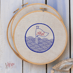 Stickdatei Bullauge mit Wimpel Ahoi - eBook-6