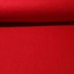 Mantelstoff Roberto - Flanell Rot Uni