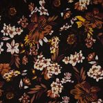 Modestoff - Blumenstrauch Schwarz