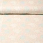 Jacquard Sweat - Elefanten Beige Türkis by Snaply