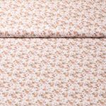 Baumwollstoff Webware - Digitaldruck Blumenmeer Ecru Beige