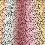 Simili synthétique - filet pastel foncé - au mètre