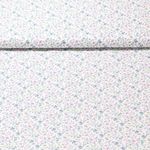 Baumwollstoff Webware - Digitaldruck Blumengarten Ecru Rosa