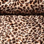 Kunstfell - Leopard Beige Braun-0