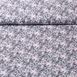 Baumwoll Voile - Digitaldruck Blüten Lila