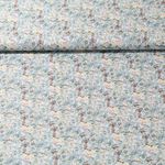 Voile de coton - impression num. fleurs menthe