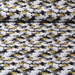 Baumwoll Popeline - Pfeile Camouflage Grau