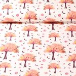 Jersey - Digitaldruck Apfelbaum Ecru Rosa