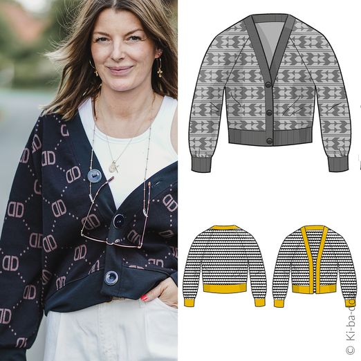 Oversize Cardigan - Lene - Schnittmuster eBook