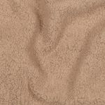 Pile orsetto liscio - tinta unita marrone chiaro