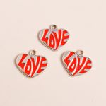 Charm - pendentif - coeur love - 1 pièce-2