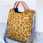 Fox Oilskin light - Leopard Print Ockerbraun-3