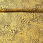 Tissu pour robe et blouse - Léopard - jaune