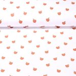 Bio Jersey - Digitaldruck Wasserfarbenäpfel Weiß