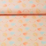 Jersey - Digitaldruck Formen Und Streifen Puderrosa