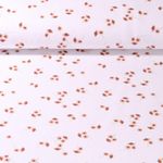 Bio Jersey - Digitaldruck Wasserfarbenblumen Weiß