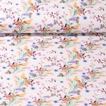 Jersey - Impression digitale Herbes d&#039;été Blanc