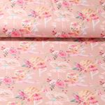 Jersey - Digitaldruck Rosenballerina Altrose