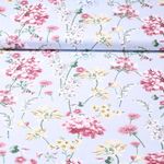 Gütermann Baumwolle Webware - Most Beautiful Blumen Hellblau