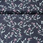 Gütermann Baumwolle Webware - Most Beautiful Blumenzweige Navy