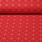 Sweat - Jacquard Wonderland CROSS SQUARE Rot