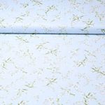 Gütermann Baumwolle Webware - Most Beautiful Schneeglöckchen Hellblau