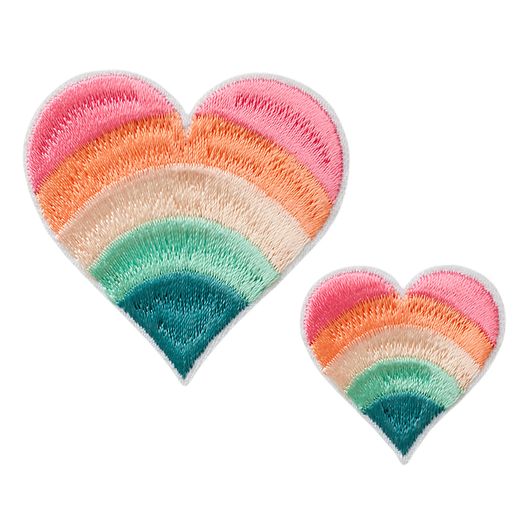 Lot De 29 Écussons Thermocollants En Forme De Cœur Pour Enfants - Patchs Colorés à Repasser Sur Vêtements, Sacs