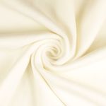 Bio-Baumwollfleece - Doubleface Ecru