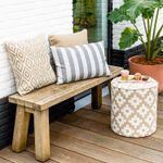 Outdoorstoff - Aztek Jacquard Doubleface Beige-1