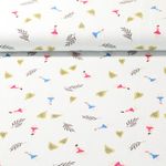 Jersey - Petites fées avec feuilles brillantes Bleu