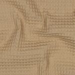 Waffelpique - Sable uni