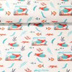 Jersey - Impression numérique Sous-marin Ecru