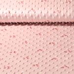Fleece Minky - Digitaldruck Regenbogen Rosa