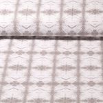 Sommersweat - French Terry Batik Grau Schlingenstruktur