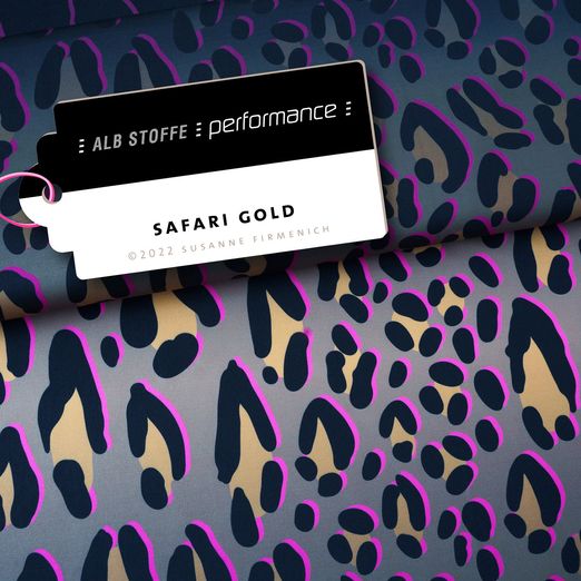 Albstoffe Performance Kollektion - Safari Gold 