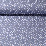 Jersey - Leomuster Jeansblau Garngefärbt