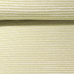 Jersey - Streifen Lindgrün