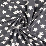 Jersey - Große Sterne Grau
