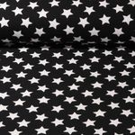 Jersey - Große Sterne Schwarz