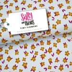 Jersey Feinripp - Hamburger Liebe Kids Kollektion Sally And Friends Tiny Flowers Vanille-0