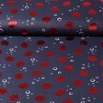 Jersey - Foliendruck Muscheln Navy