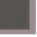 A0 Schneidematte aus recyceltem PVC - 120 x 90 cm - Schwarz-Taupe-2