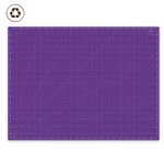 A0 Tapis de découpe en PVC recyclé - 120 x 90 cm Lilas Gris-0