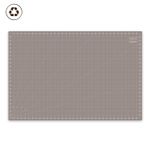 A1 Schneidematte aus recyceltem PVC - 90 x 60 cm - Schwarz-Taupe-1