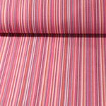 Outdoorstoff Streifen - Teflonbeschichtet Fuchsia