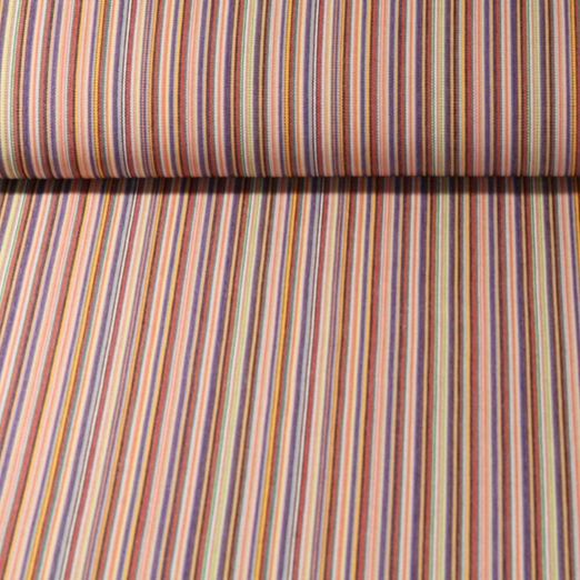 Tissu d´extérieur Rayures - Revêtement téflon Multicolore