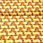 Viskose - Geometrisches Muster Gelb