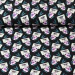 Bio Jersey - Hamburger Liebe - Love Letters Always Forever Noir